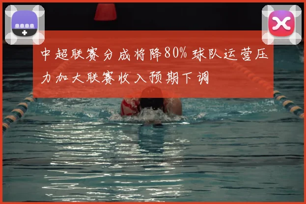 中超联赛分成将降80% 球队运营压力加大联赛收入预期下调